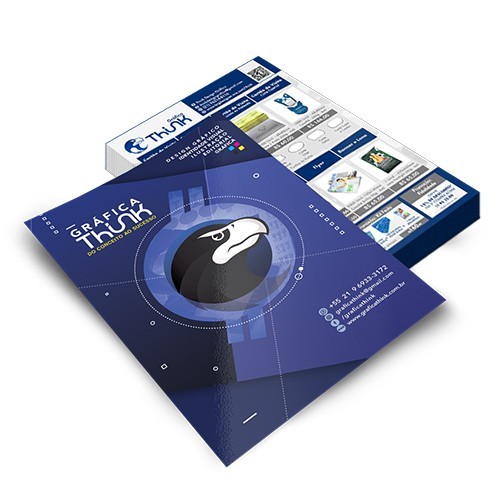 Folheto Couché 150g 20x28 A4 Frente e Verso