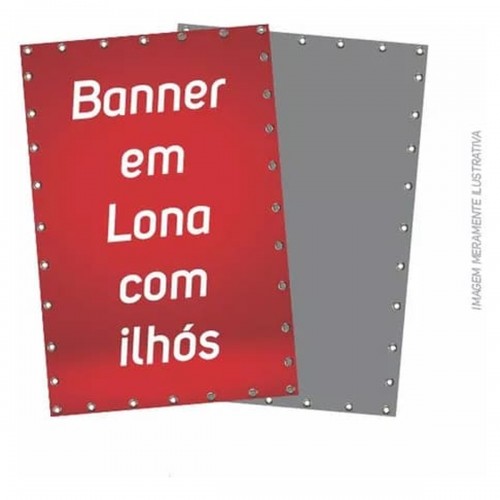 Lona Banner 440g/m² Sem Acabamento